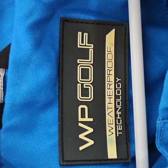 WP Golf Jacket Mens Weatherproof Wind Breaker Size XXL Blue - Picture 6 of 12